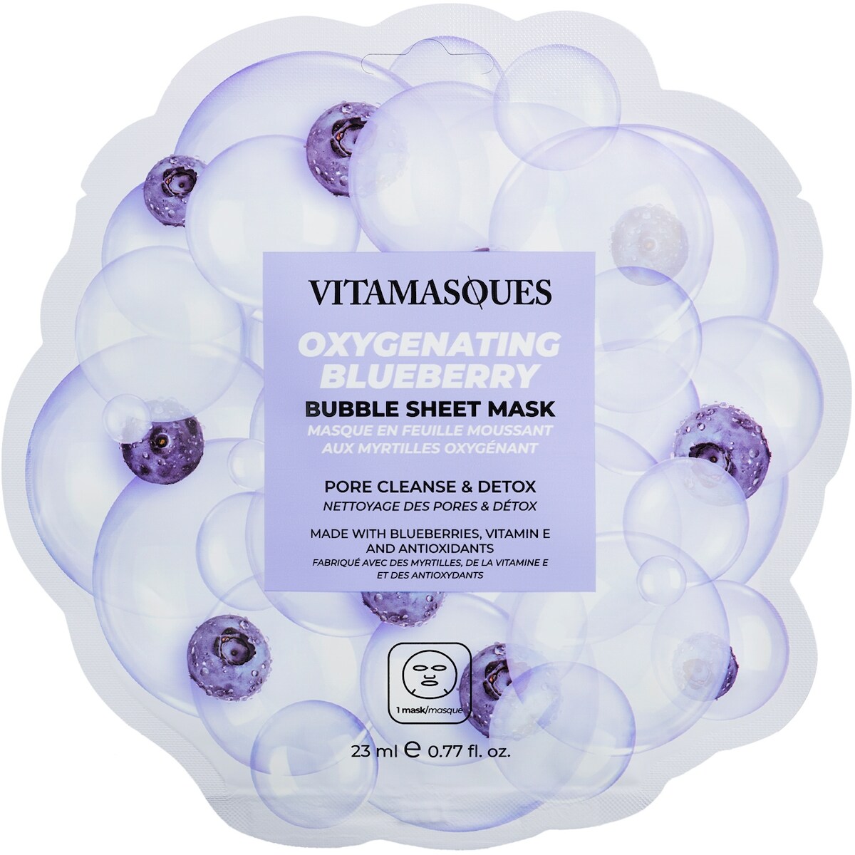 Masque aux myrtilles oxygénant
