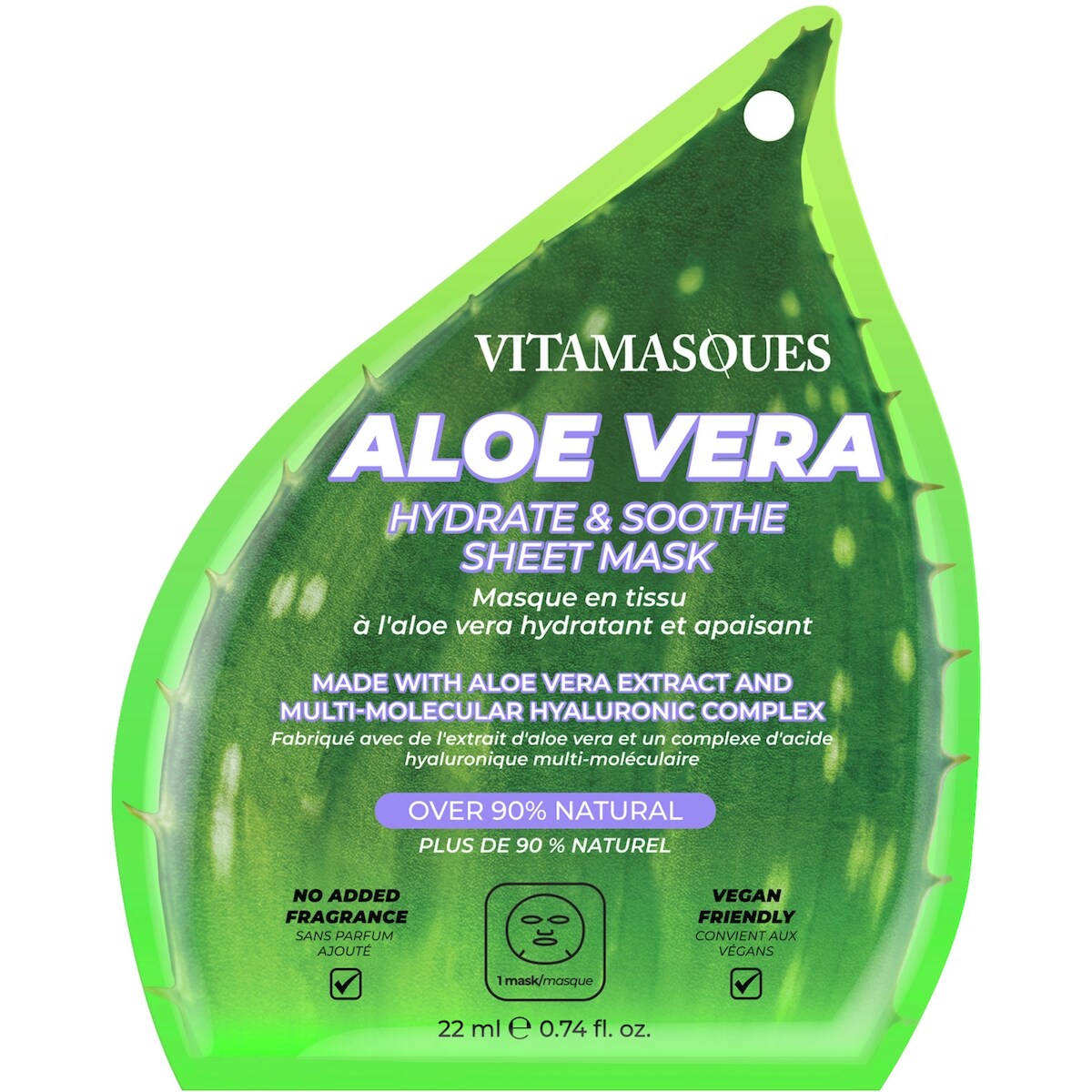 Masque pour le visage aloe vera