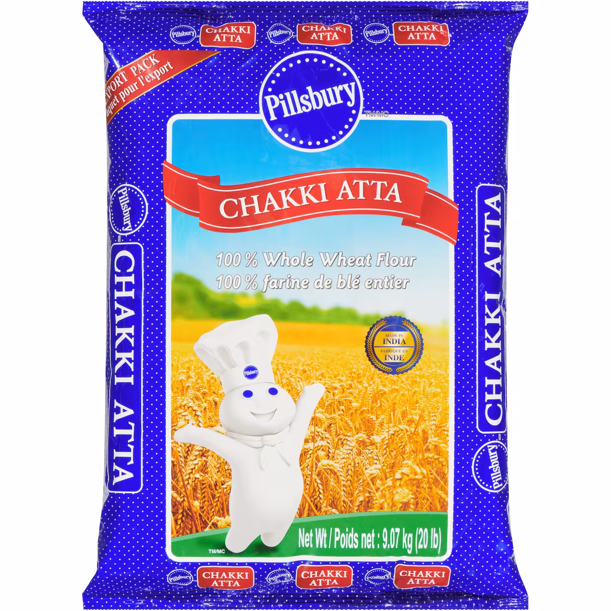 Farine de blé entier Chakki Atta