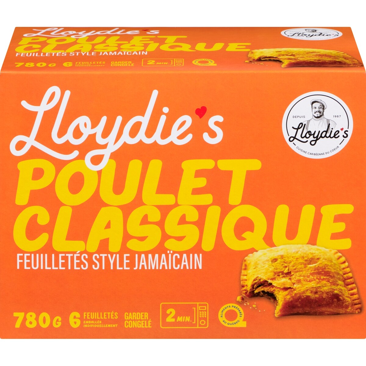 Feuilletés style jamaïcain poulet classique