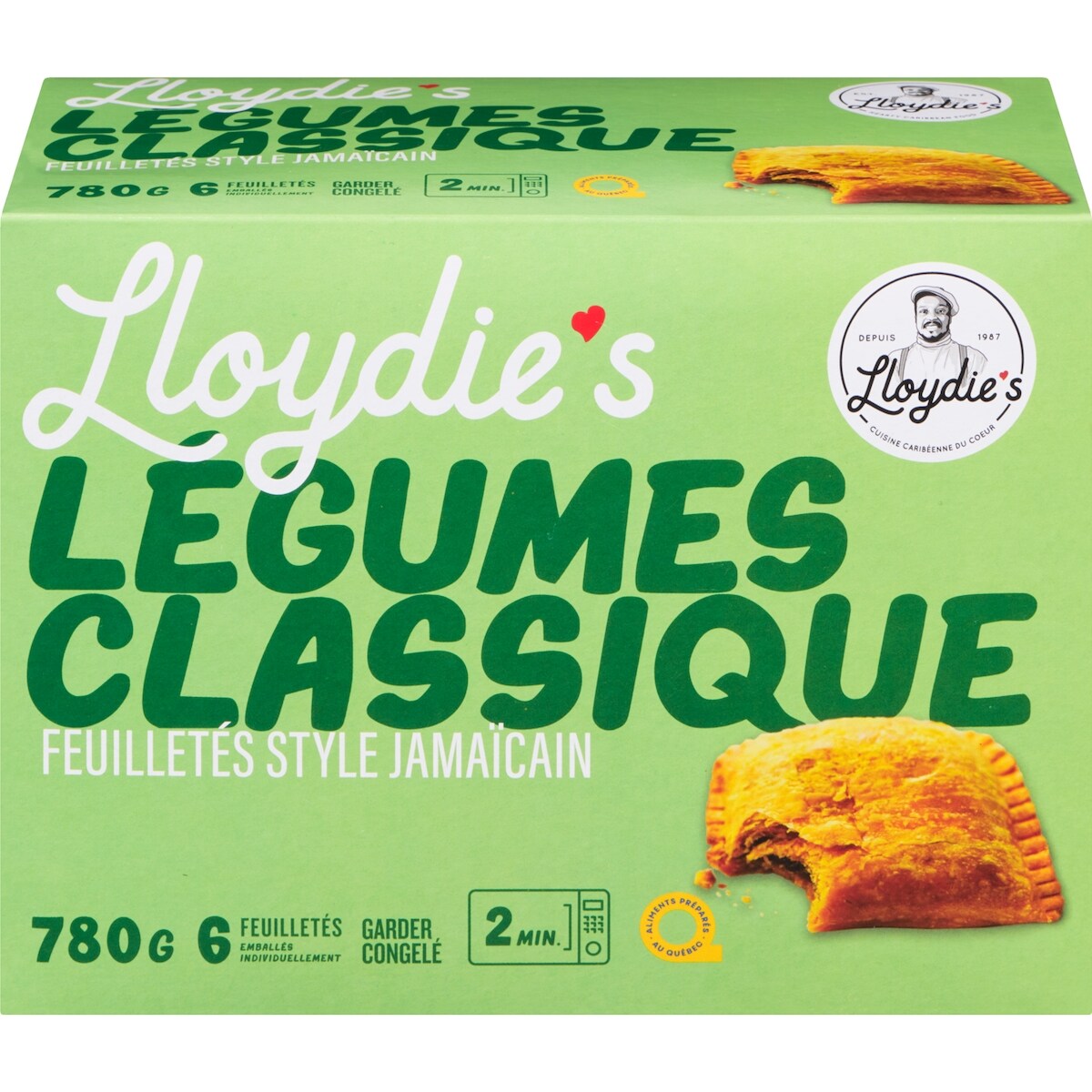 Feuilletés style jamaïcain légumes classique