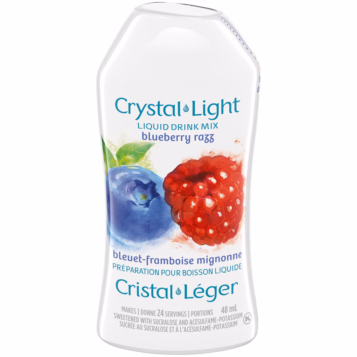 Préparation pour boisson liquide bleuet-framboise mignonne