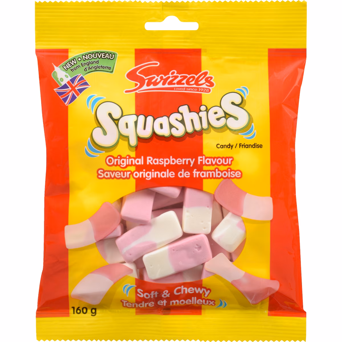 Squashies friandise saveur originale de framboise