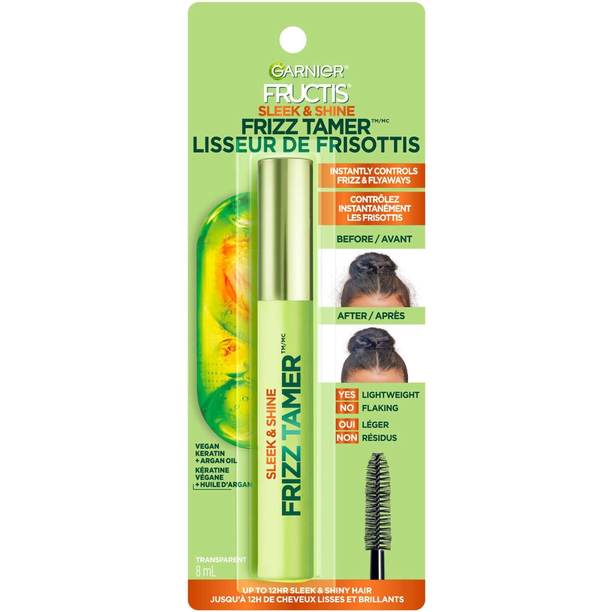 Garnier fructis sleek & shine lisseur de frisottis