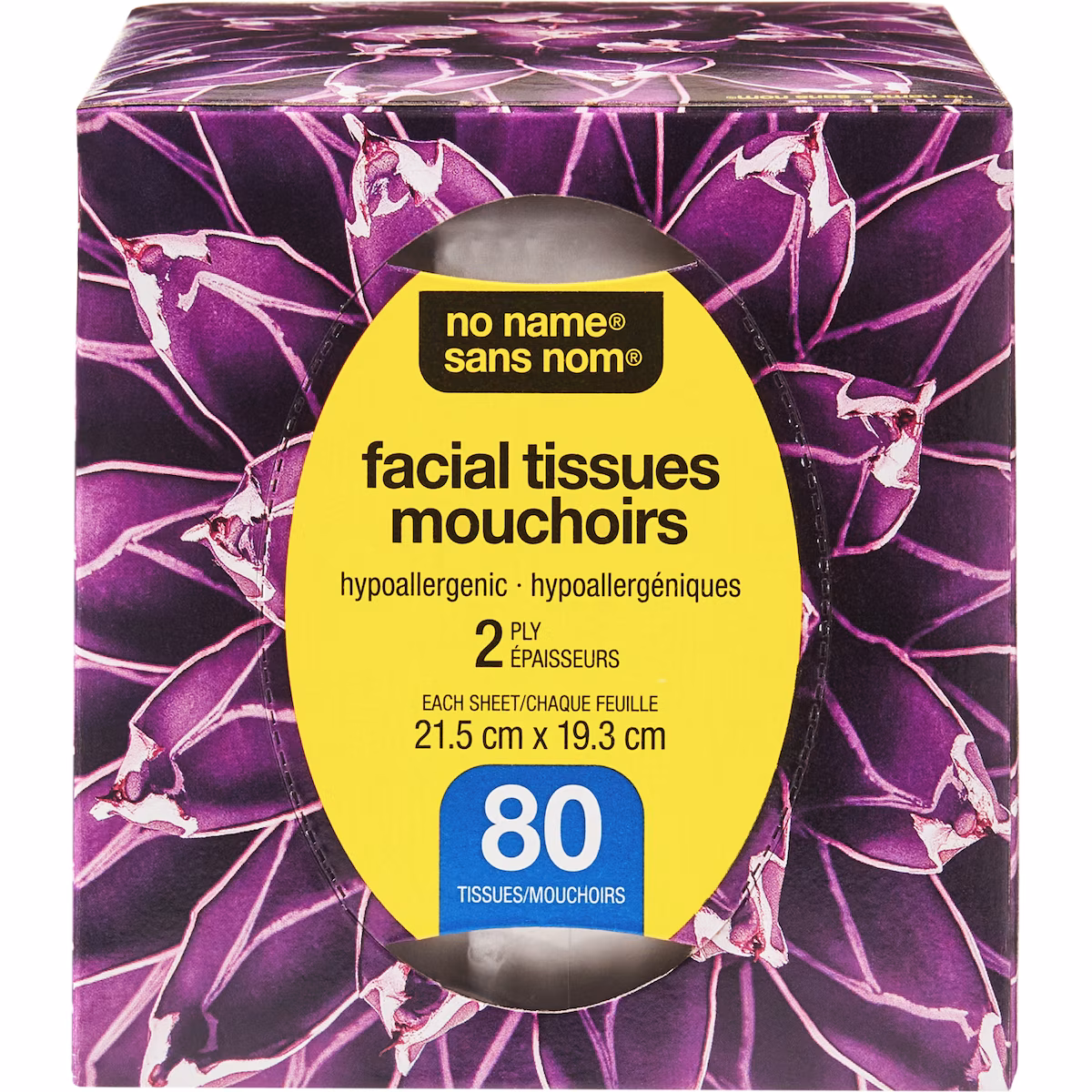Boîte de 80mouchoirs à 2épaisseurs