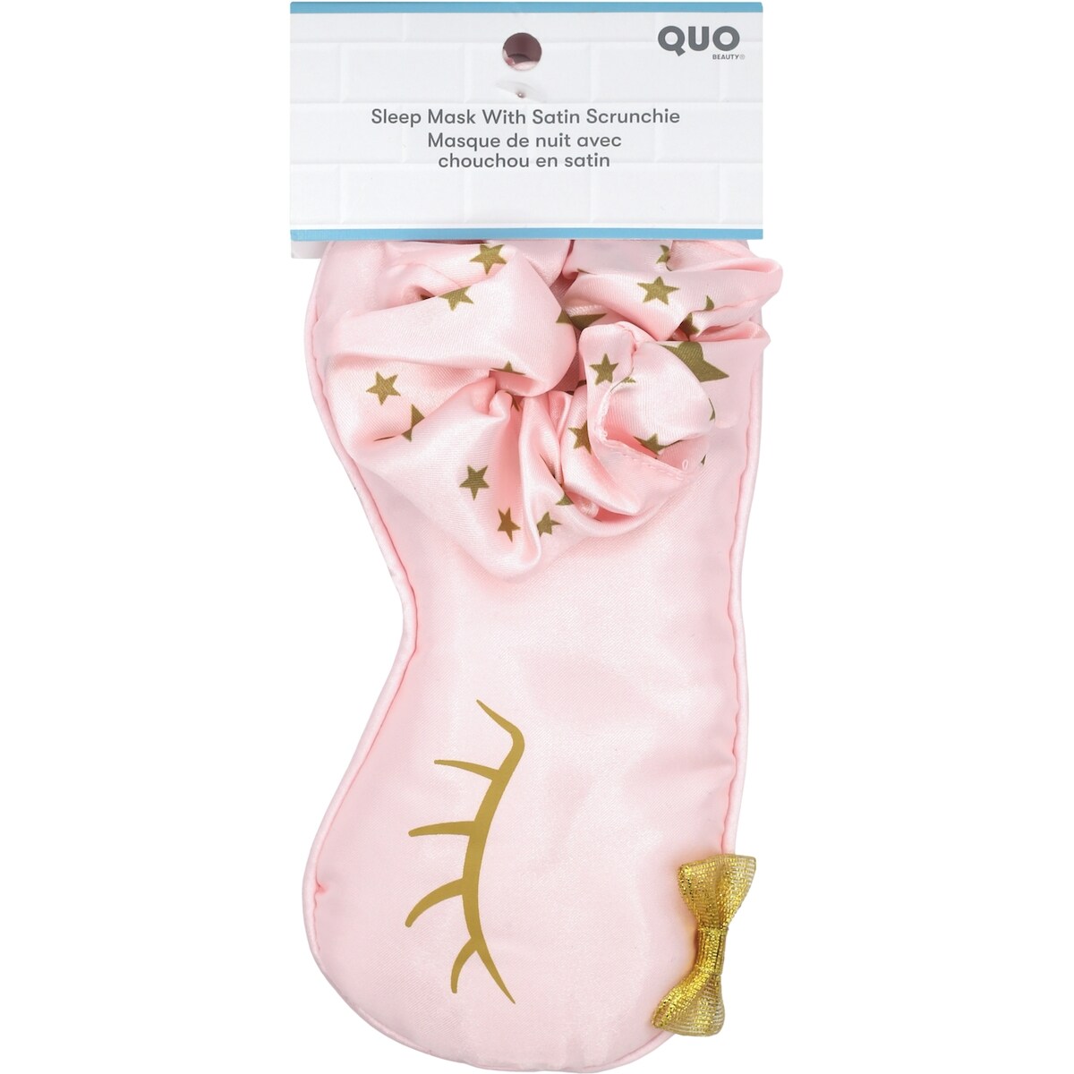 Masque de nuit avec chouchou en satin