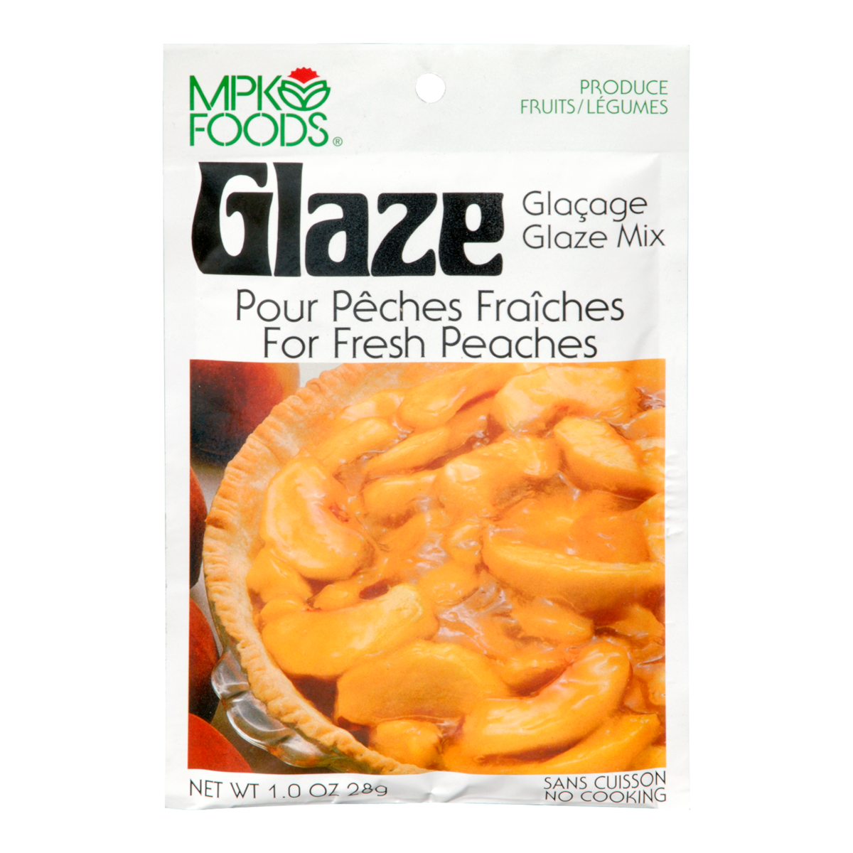 Glaçage pêches fraîches
