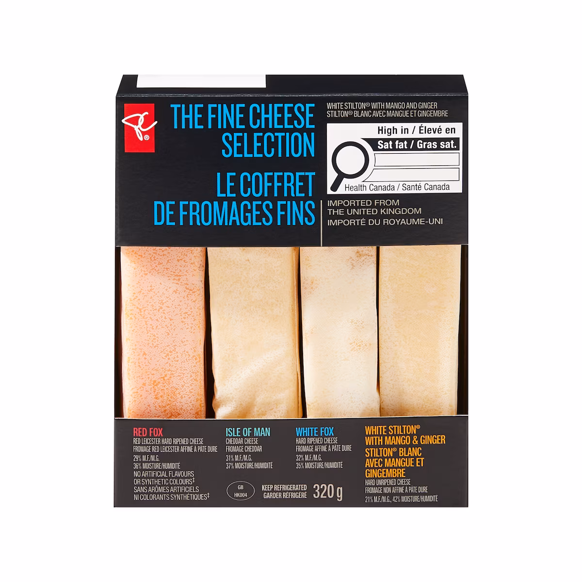 Le coffret de fromages fins