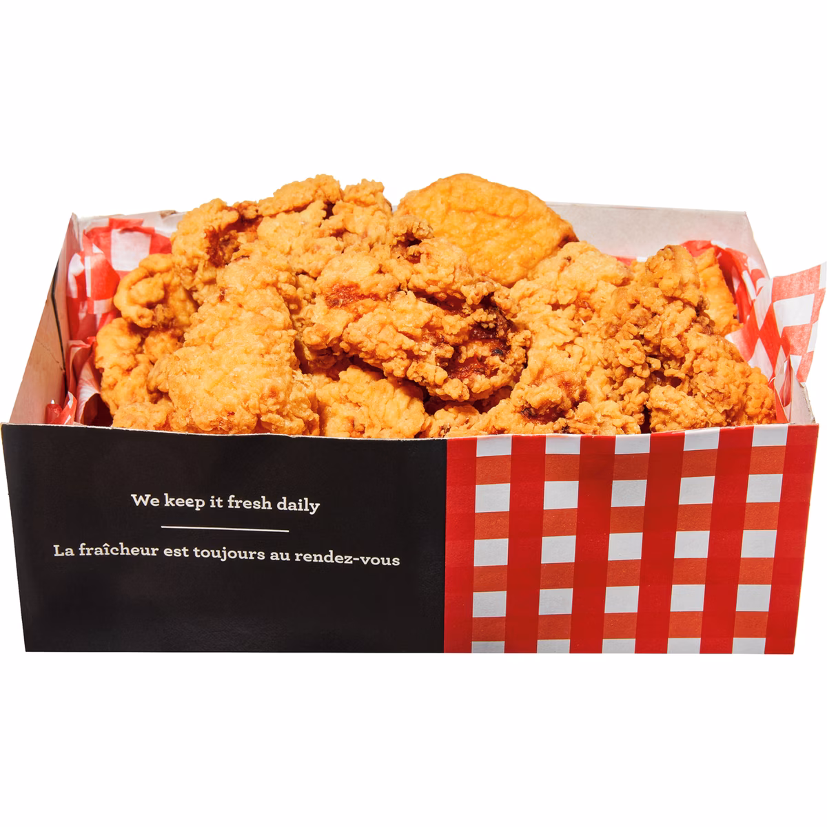 Bouchées de gaufre au poulet, 18 pièces (disponibles après 11h)