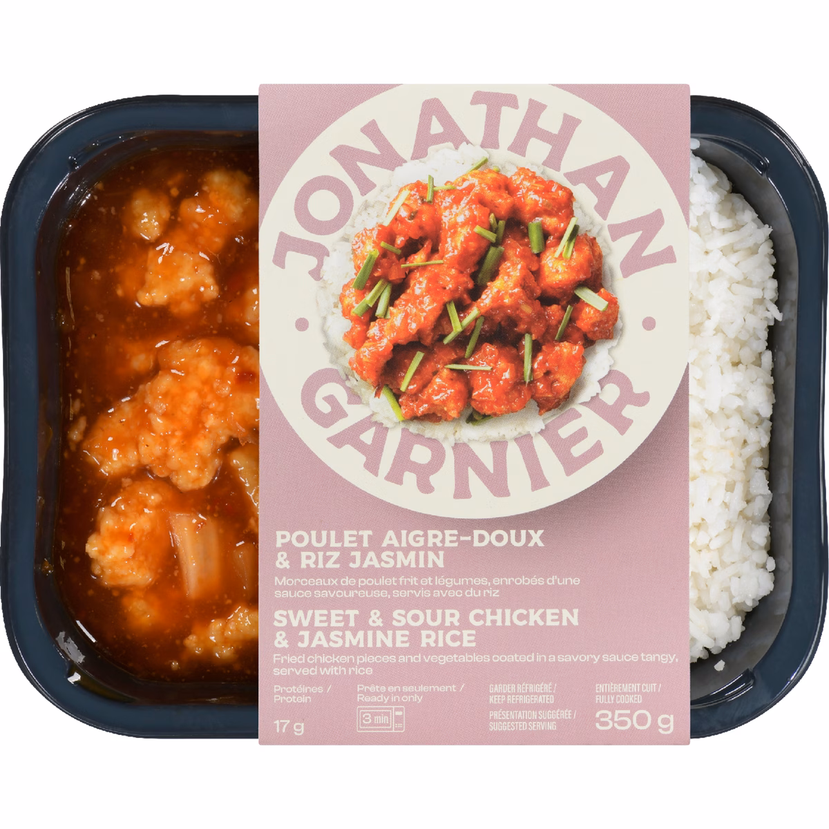 Poulet aigre-doux & riz jasmin