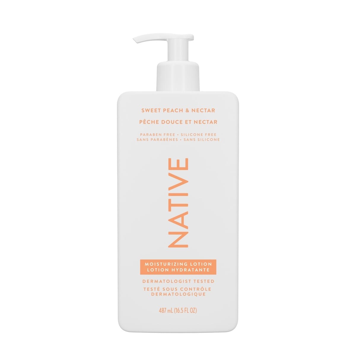 Lotion pour le corps et les mains pêche douce et nectar