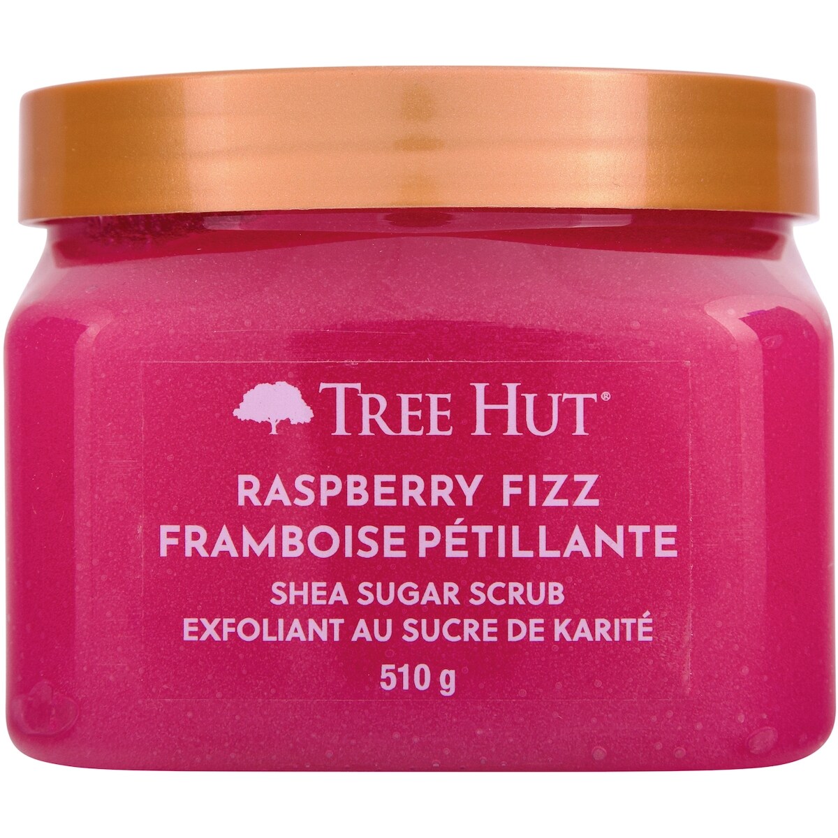 Exfoliant au sucre de karité framboise pétillante