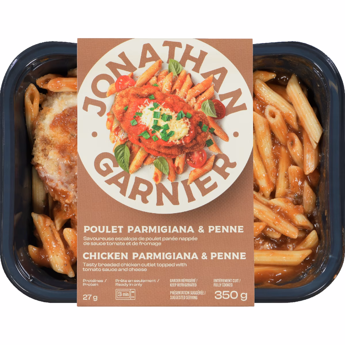 Poulet parmigiana & penne