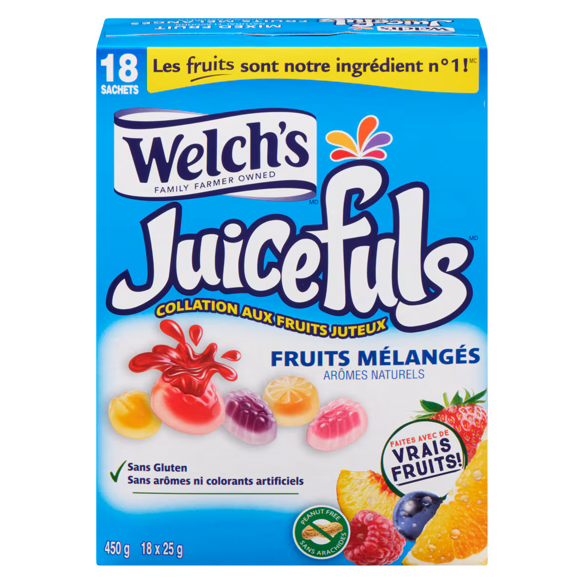 Collation aux fruits juteux fruits mélangés