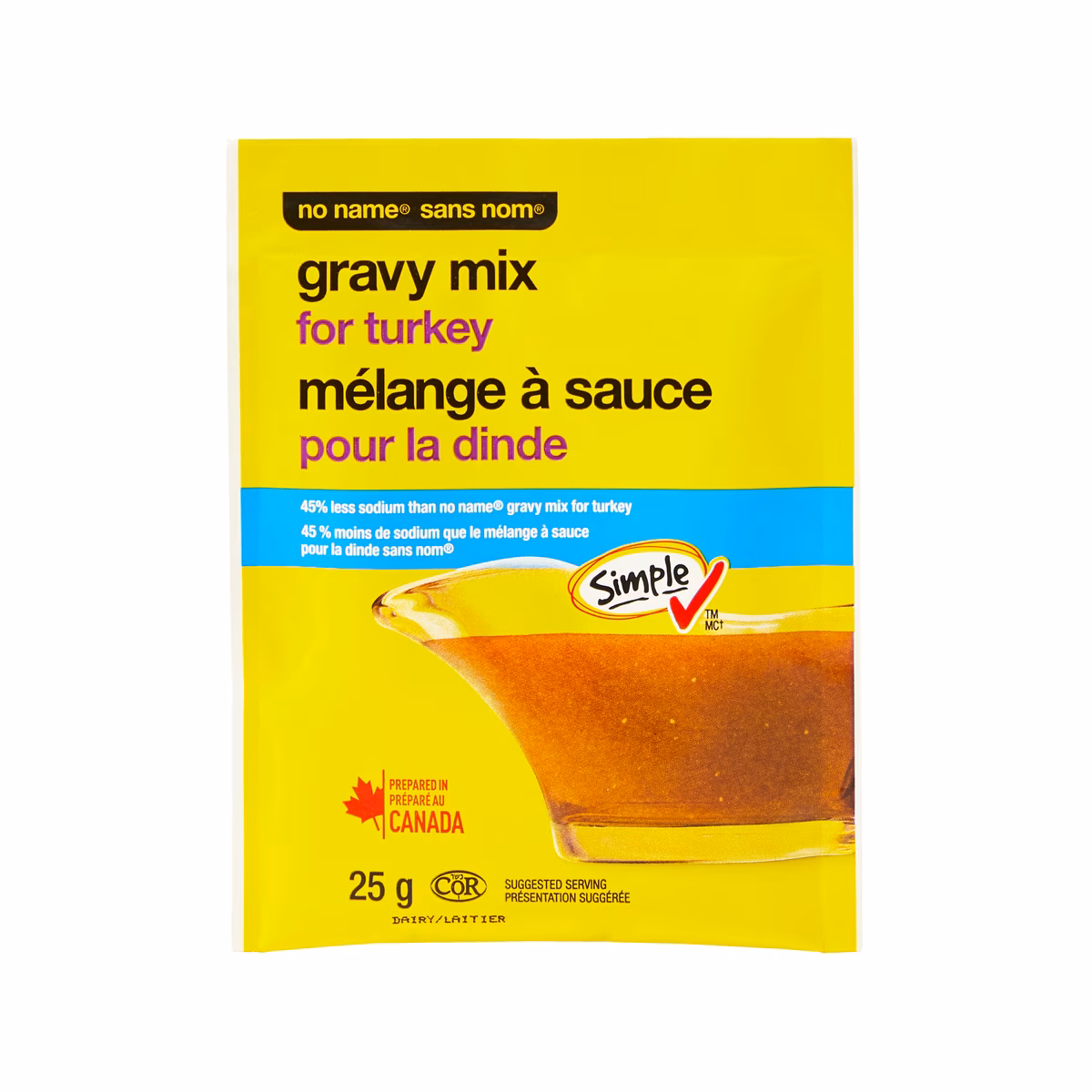 Mélange à sauce pour la dinde