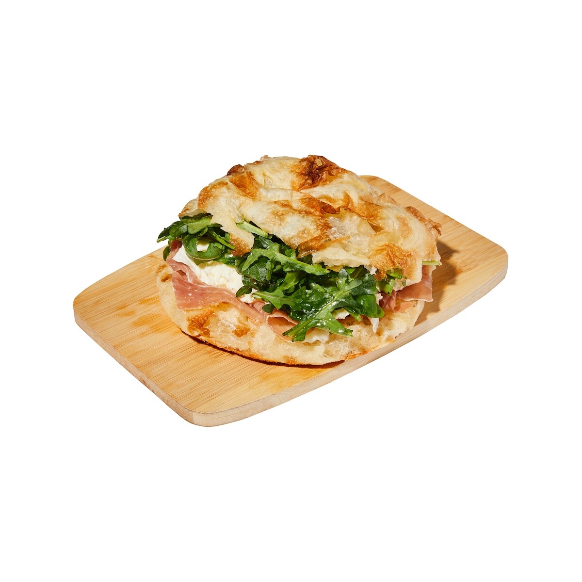 Sandwich au prosciutto et à la mozzarella sur pain italien