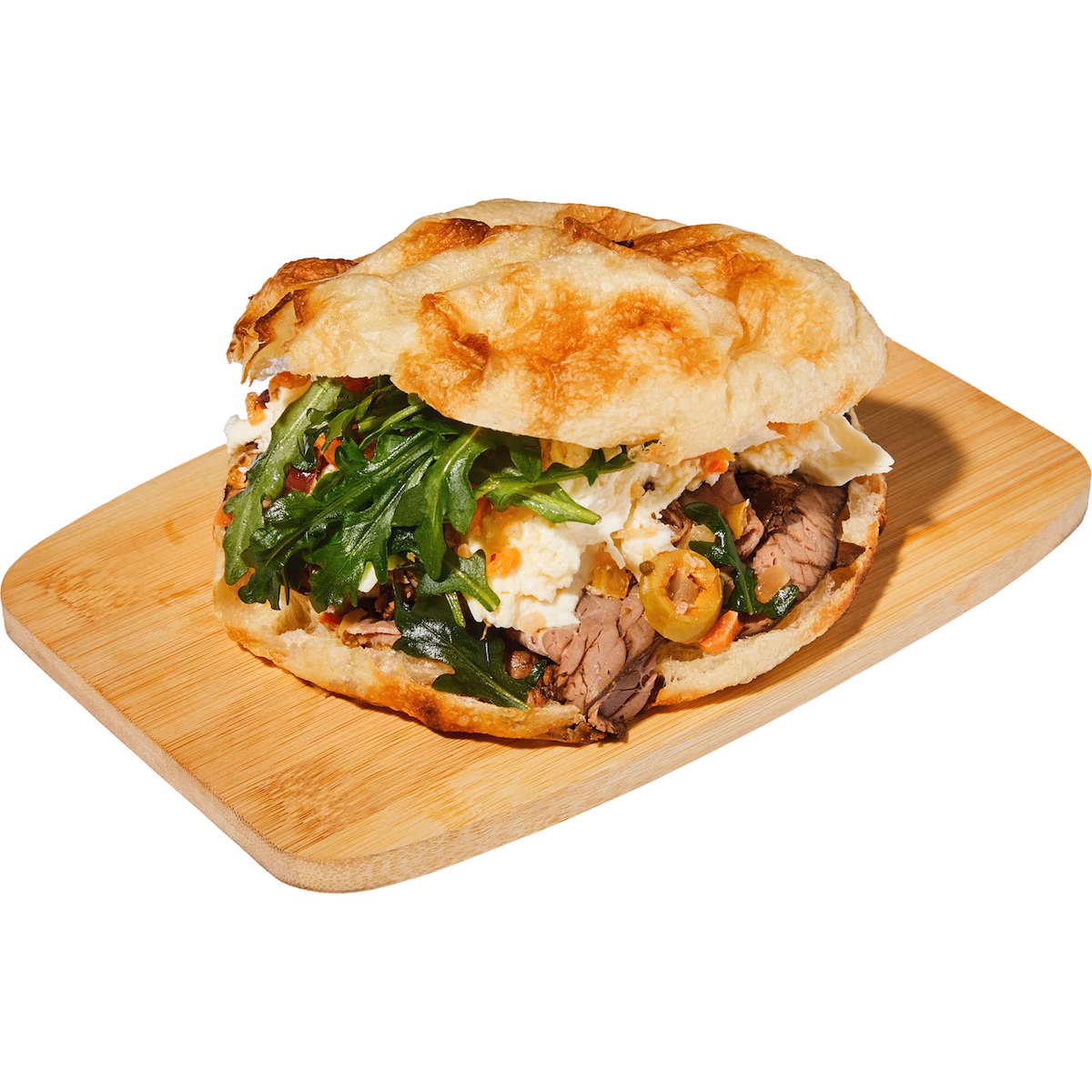 Sandwich au rôti de bœuf sur pain italien