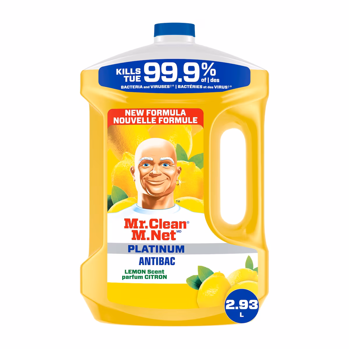 Nettoyant tout usage antibactérien, nettoyant pour planchers, savon pour vadrouille, nettoyant liquide, Citron