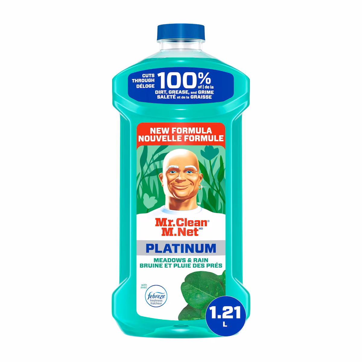 Nettoyant tout usage, nettoyant pour planchers, savon pour vadrouille, nettoyant liquide, parfum Bruine et pluie des prés