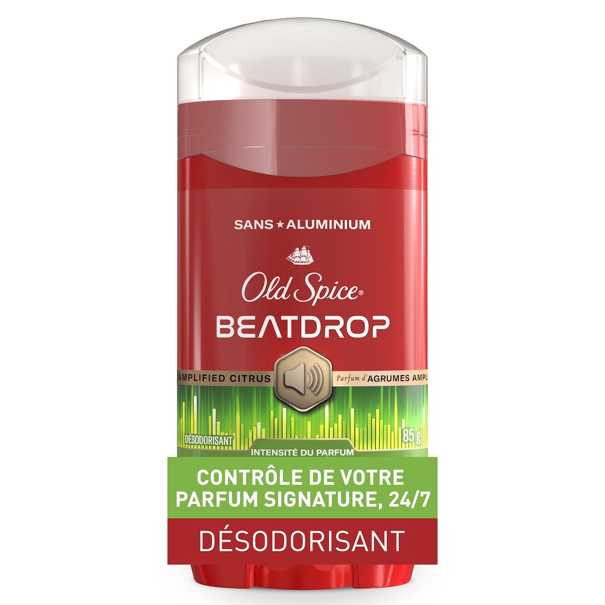 Désodorisant Collection rouge pour hommes, parfum Beatdrop