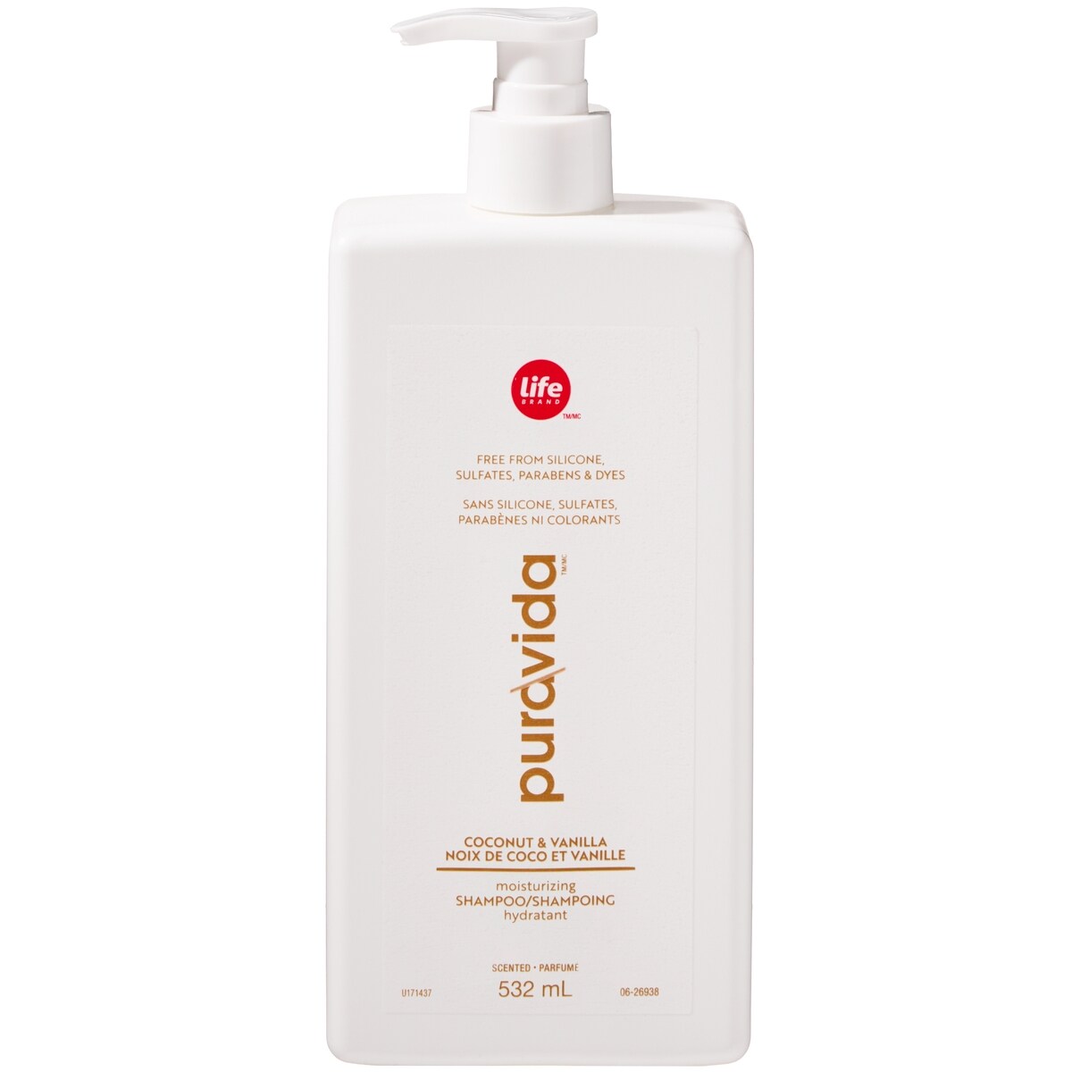 PuraVida shampooing hydratant noix de coco et vanille