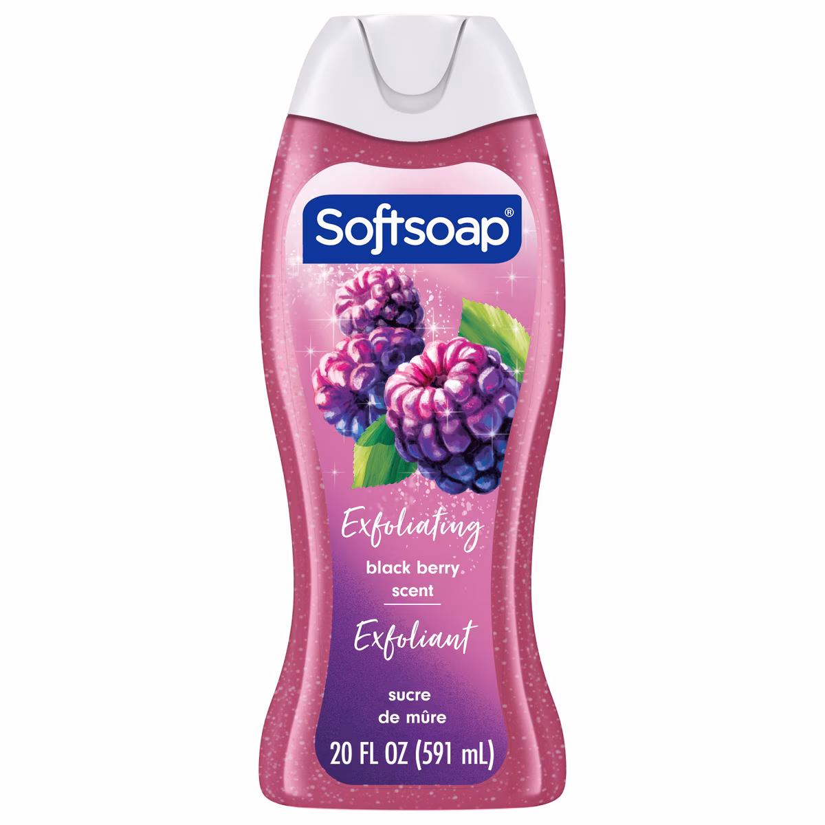 Gel douche exfoliant Mûre sucrée