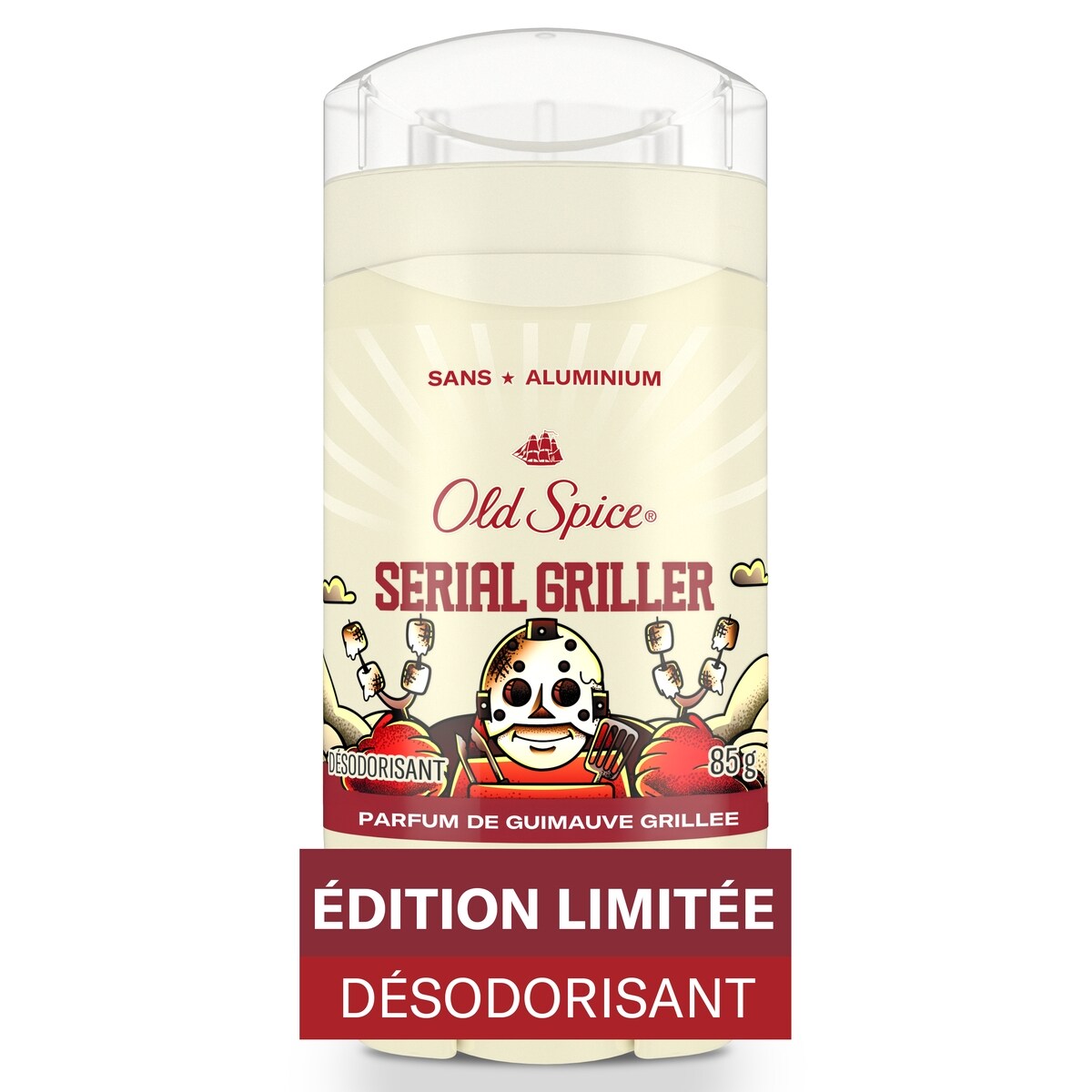 Désodorisant pour hommes, Serial Griller, sans aluminium