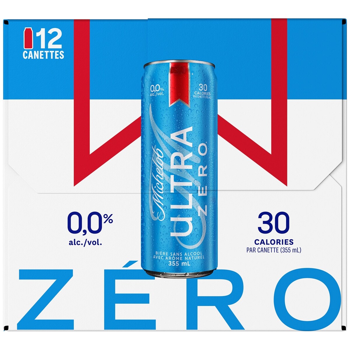 Ultra Zéro 0,0 % Bière sans alcool avec arôme naturel