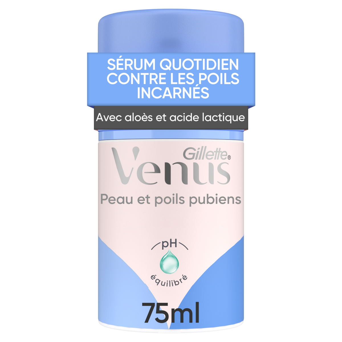 Sérum quotidien contre les poils incarnés pour la peau et les poils pubiens, sérum qui réduit les démangeaisons