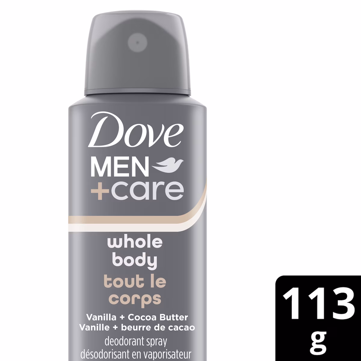Déodorant Spray Corps Entier Vanille + Beurre de cacao