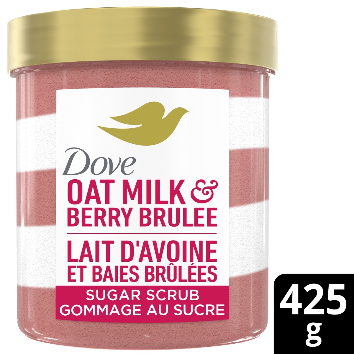 Gommage au sucre lait d'avoine et baies brûlées