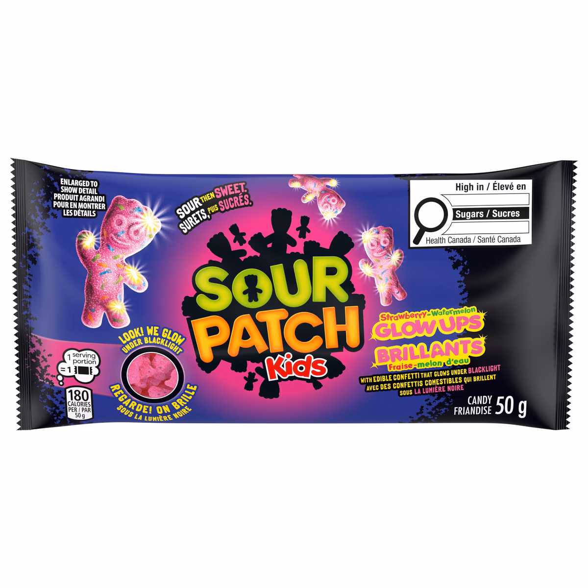 Sour Patch Kids Brillants Fraise-melon deau friandises tendres et moelleuses