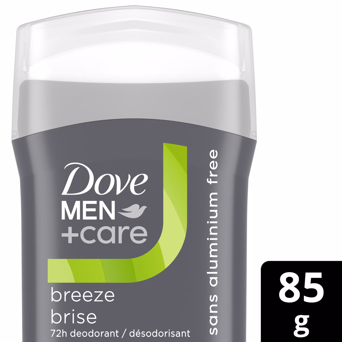 Déodorant en bâton sans aluminium pour hommes, brise