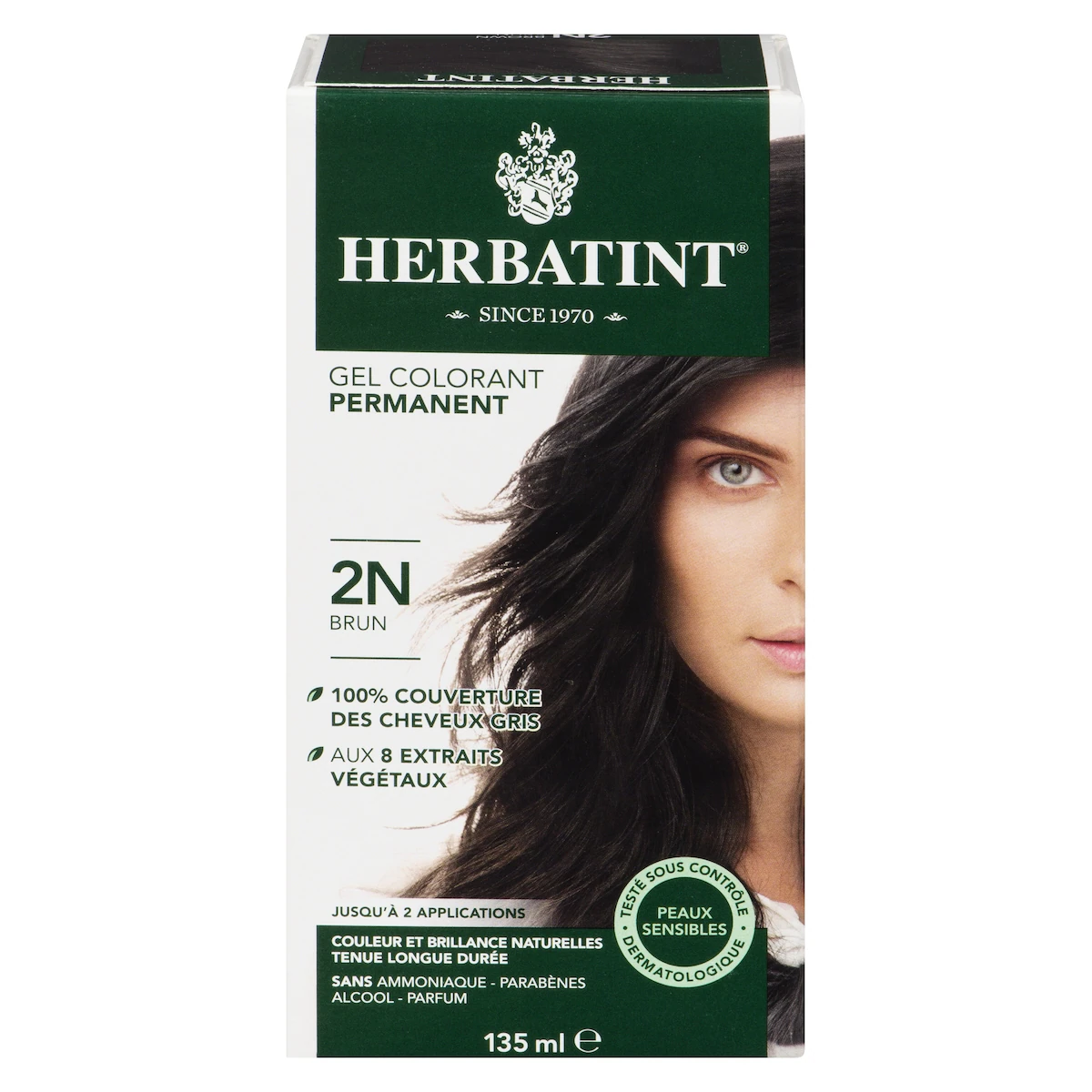 Herbatint, Colorant capillaire, 2N Brun