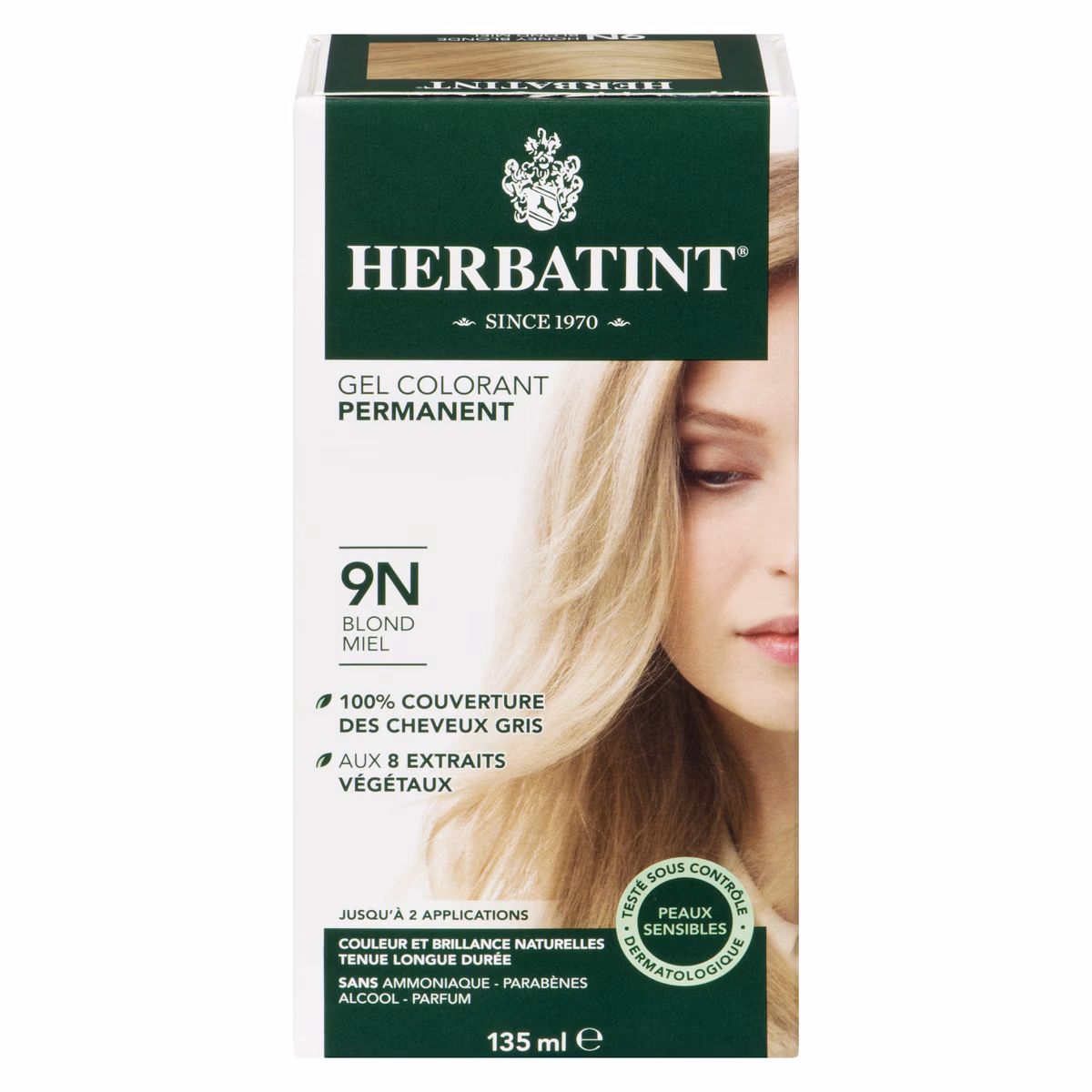 Herbatint, Colorant capillaire, 9N Blond miel