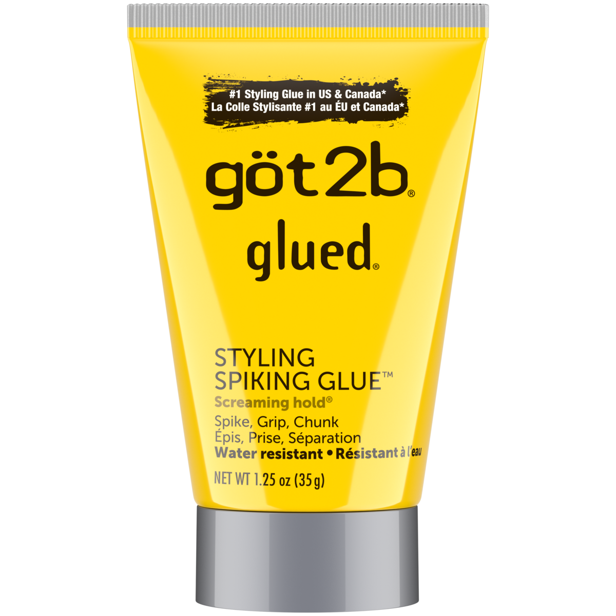 Gel stylisant Glued, colle mèches hérissés résistante à leau
