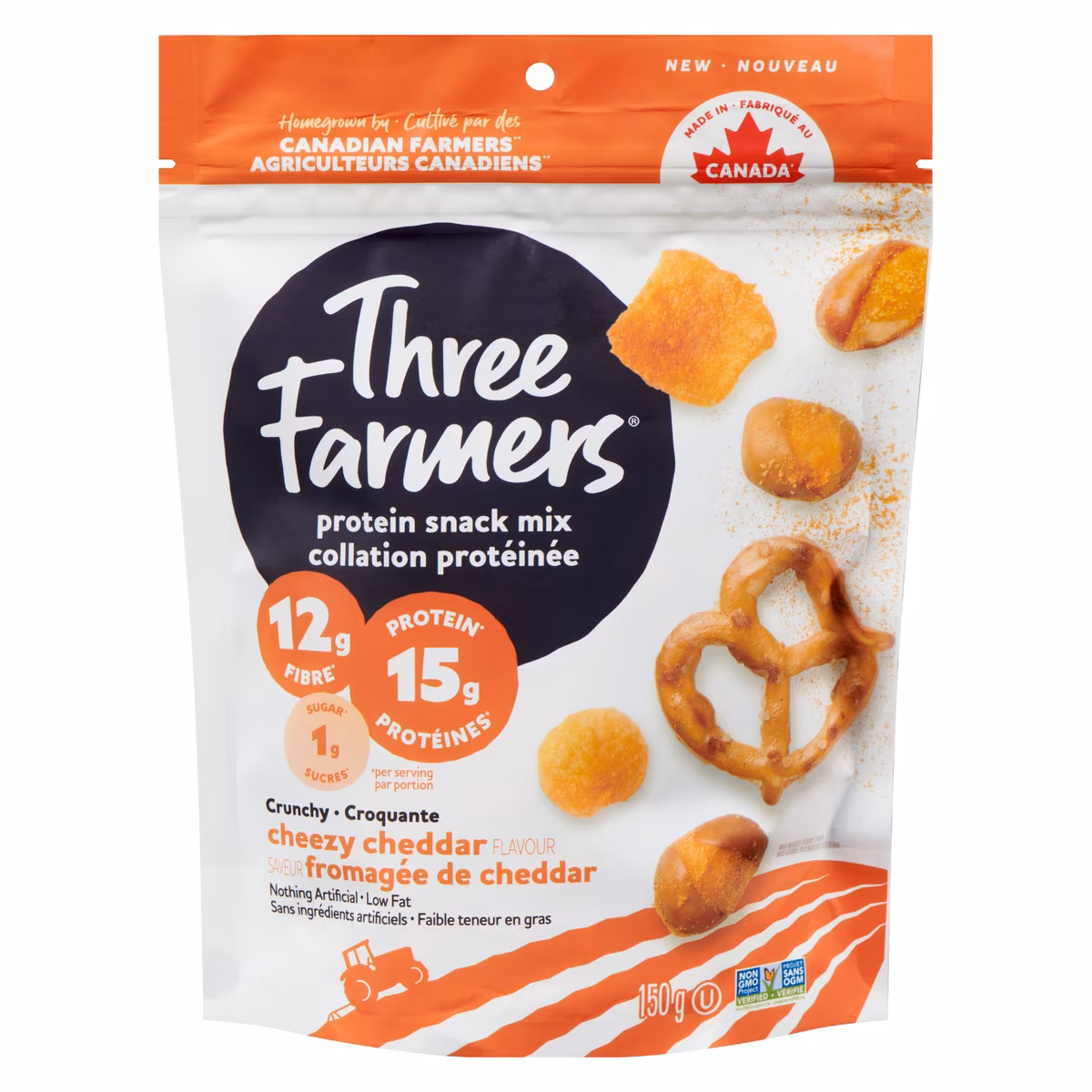 Collation proteinee fromagee de cheddar