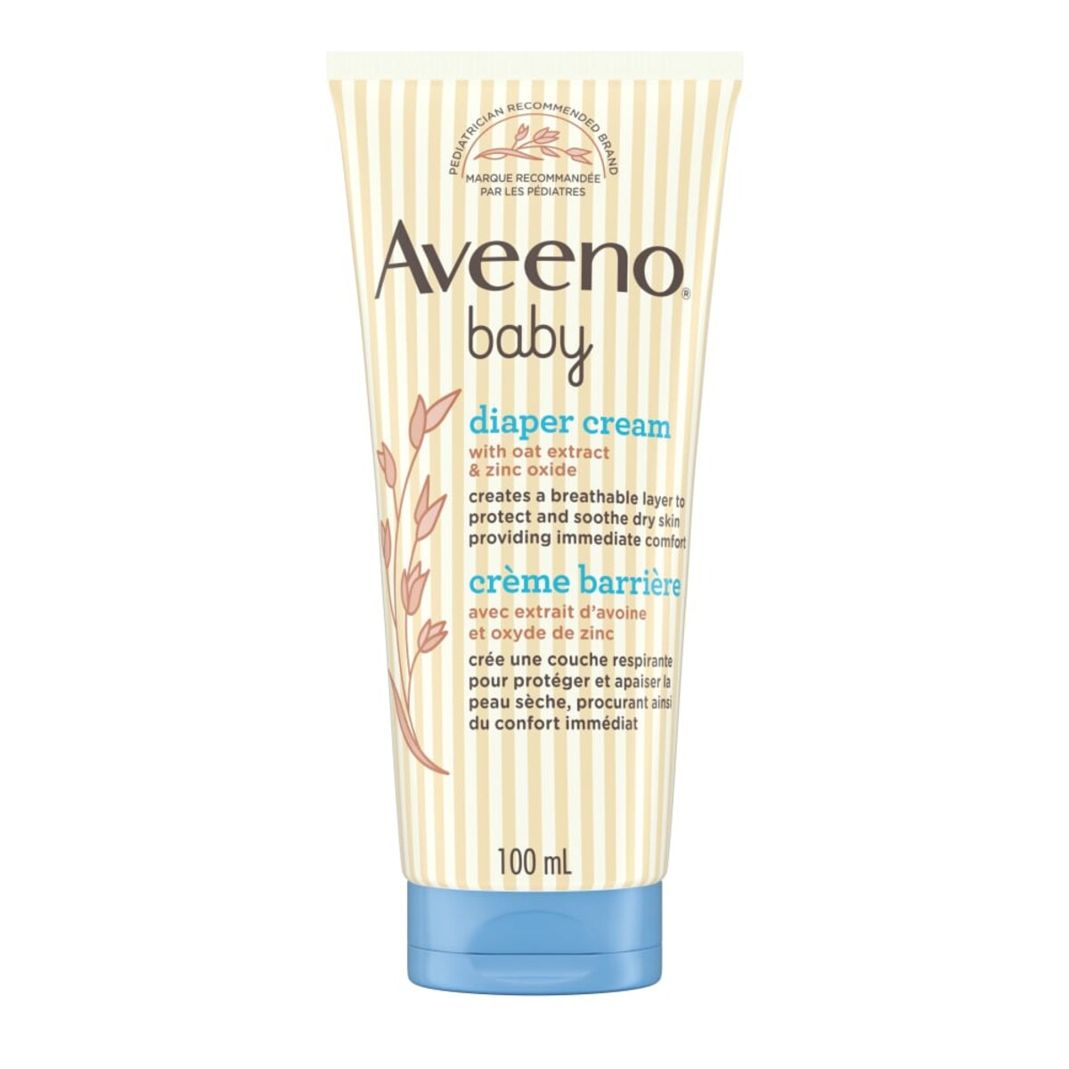 Crème barrière à base dextrait davoine et doxyde de zinc