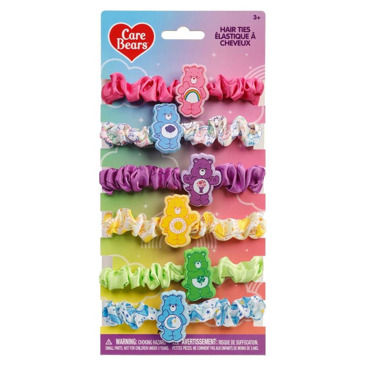 Ensemble de chouchous pour cheveux Care Bears