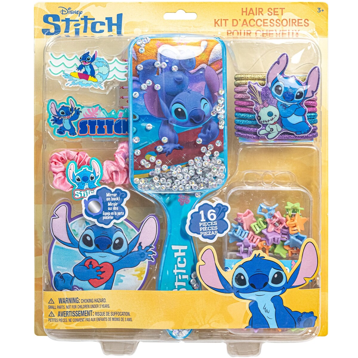Ensemble Cadeau 16 Accessoires Cheveux - Stitch