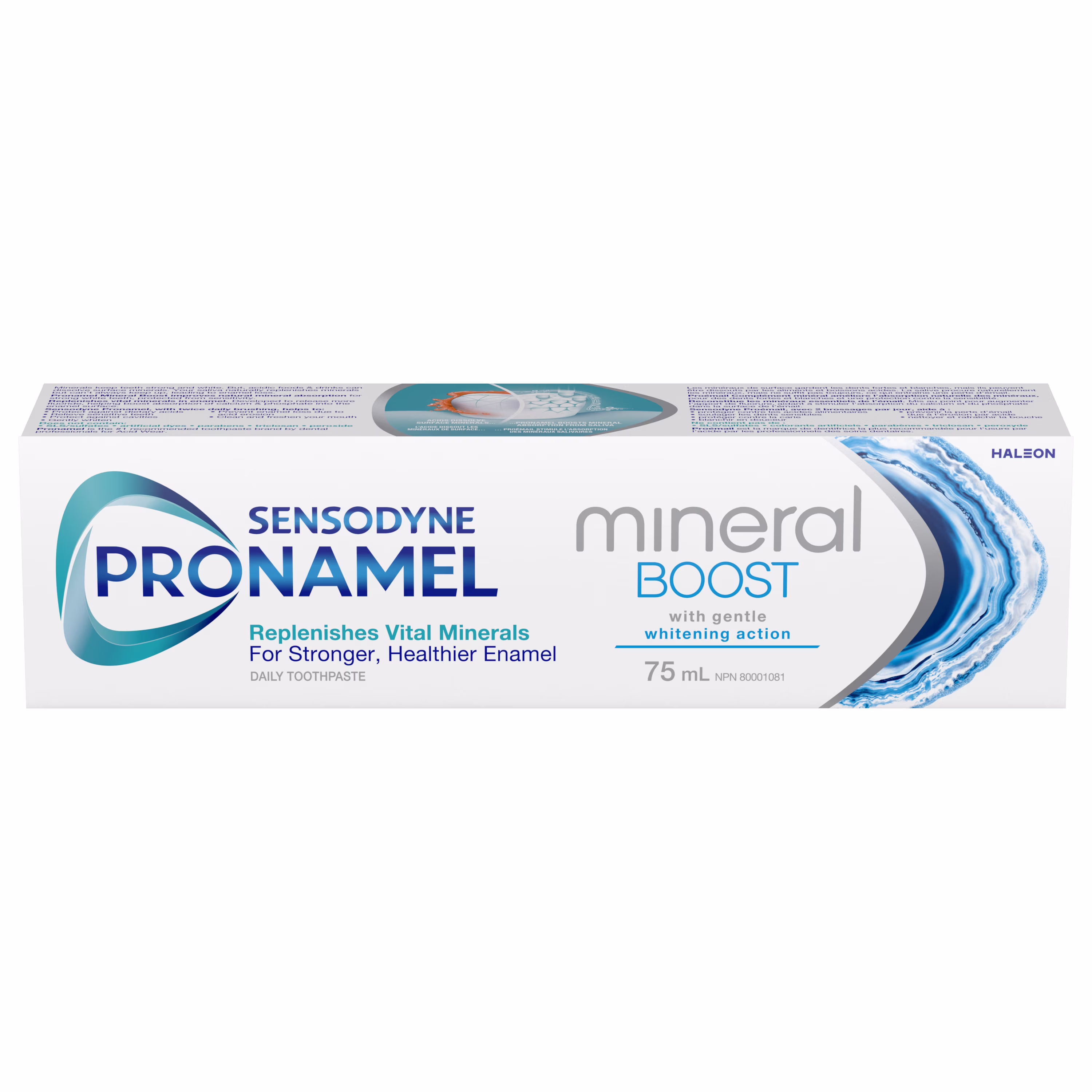 Dentrifice blanchissant pro-émail