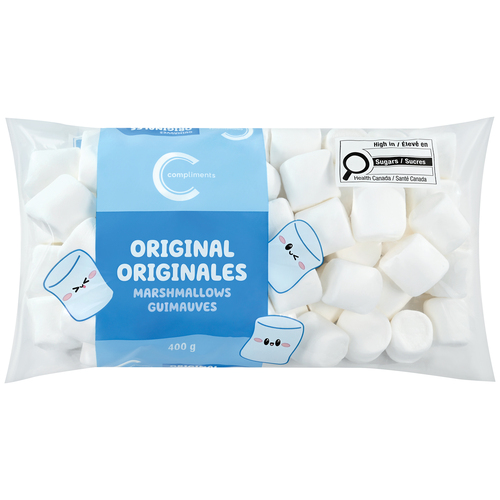 Compliments Guimauves grosses blanches 400 g