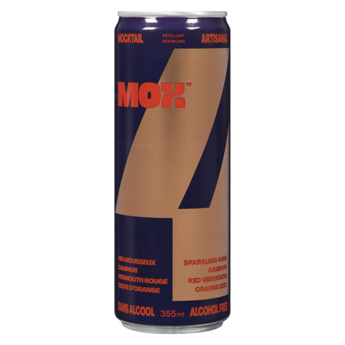 Mox Mocktail Vin mousseux orange sans alcool 355 ml (canette)