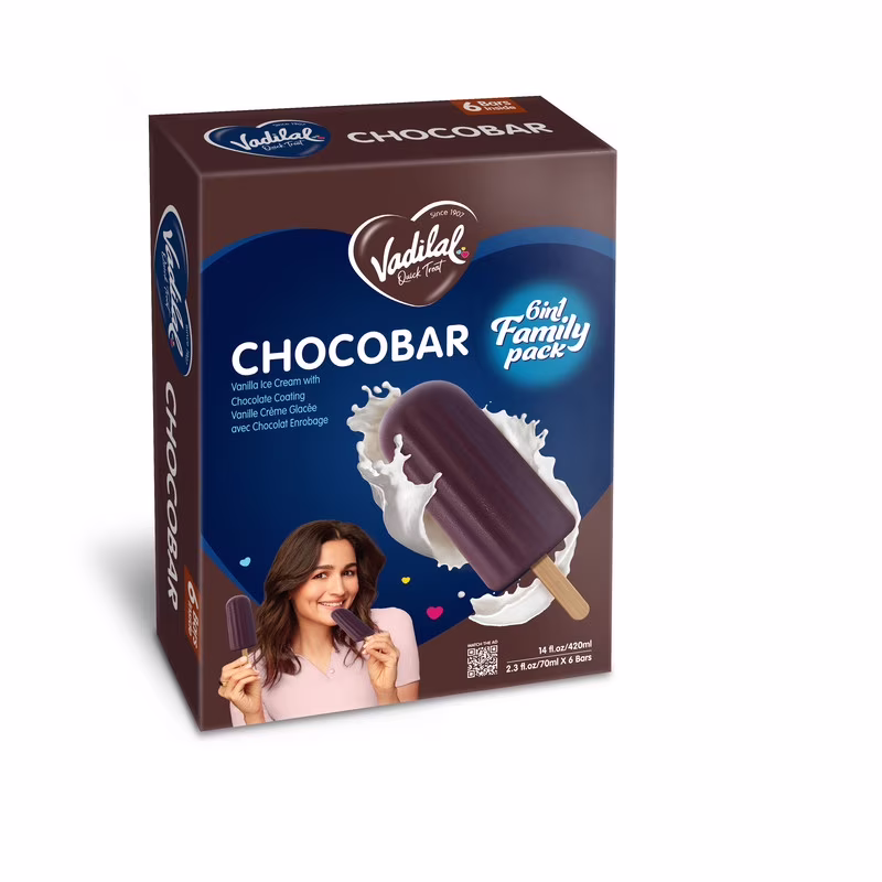 Vadilal paquet familial 6 en 1 chocobar