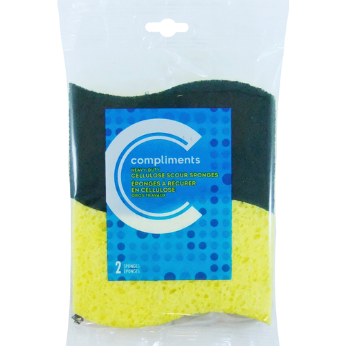 Compliments Éponge à récurer en cellulose pour les gros travaux 2 un