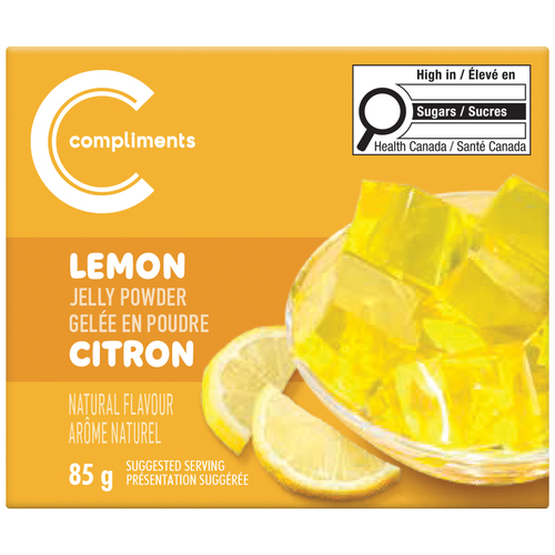 Compliments Poudre pour gelée au citron 85 g