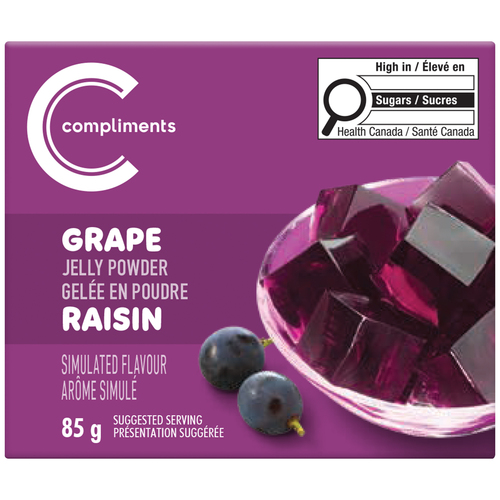 Compliments Poudre pour gelée au raisin 85 g