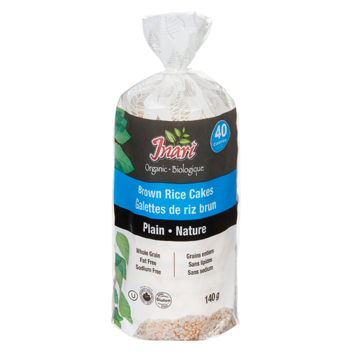 Inari Galettes de riz brun nature biologique 140 g