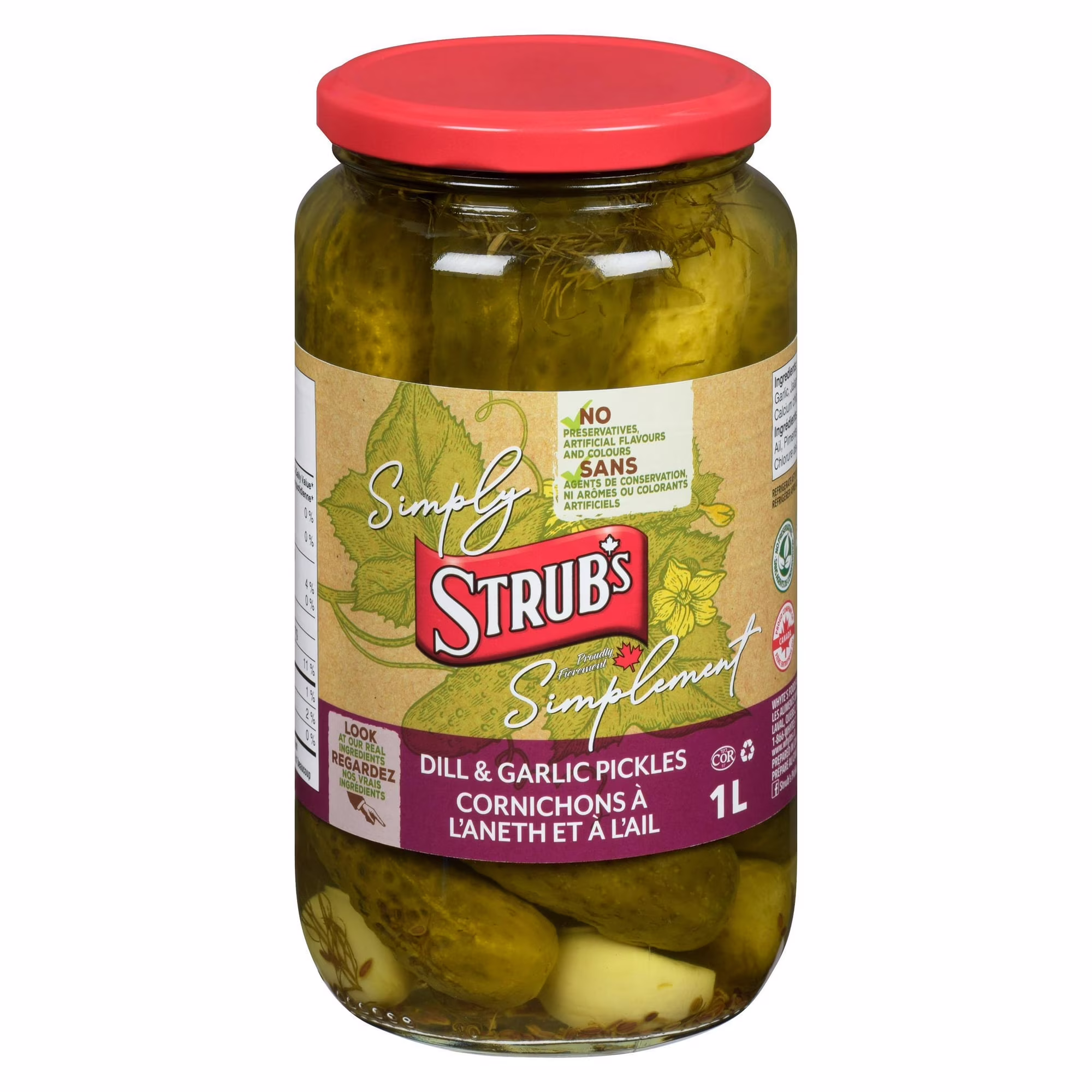 Cornichons à l‘aneth et à l‘ail