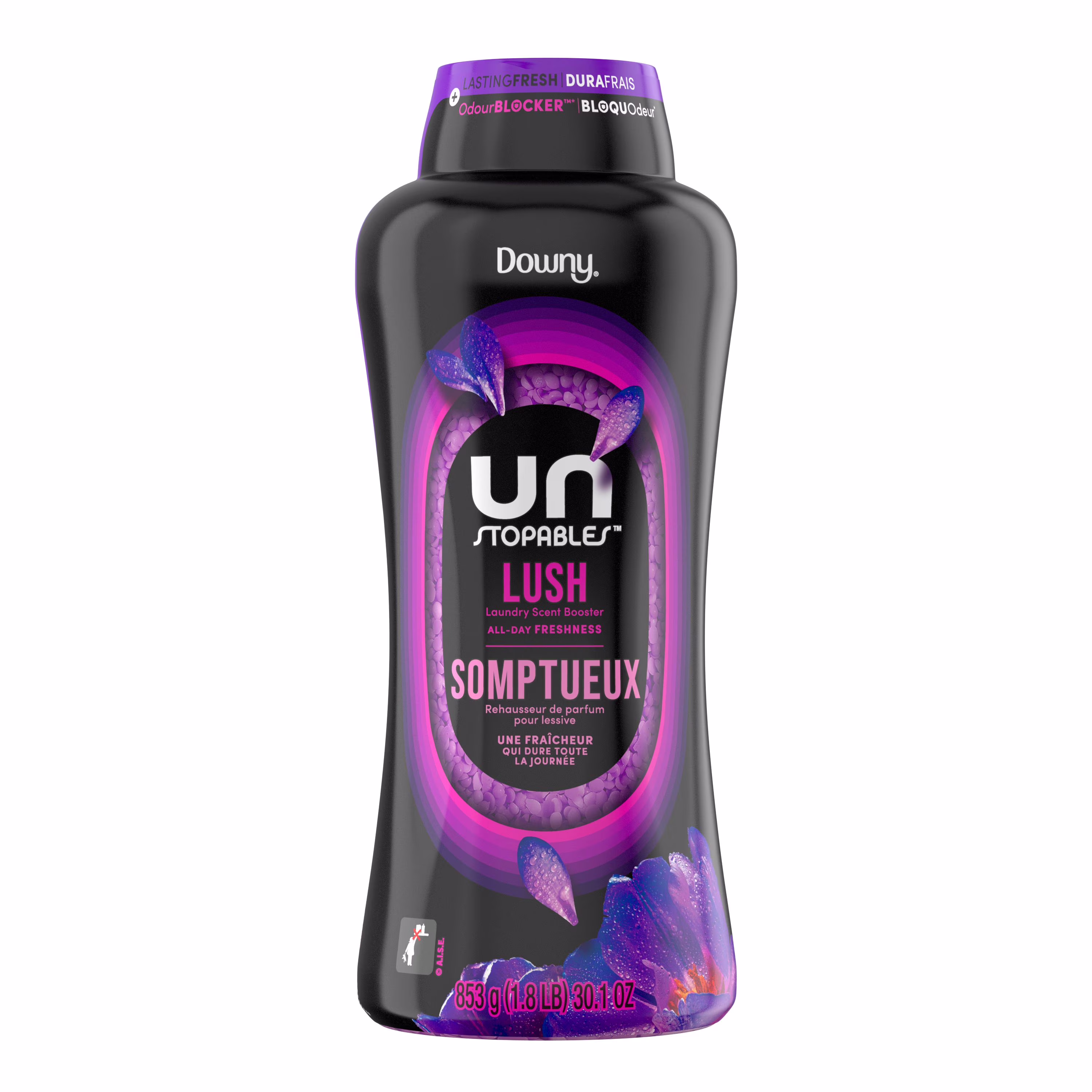 Perles pour la lessive downy unstopables. somptueux.